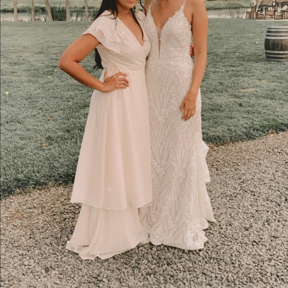 Gardenia tiered wrap maxi dress - Picture 2 of 4